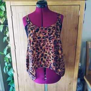 Kiva Animal Print Sleeveless Top